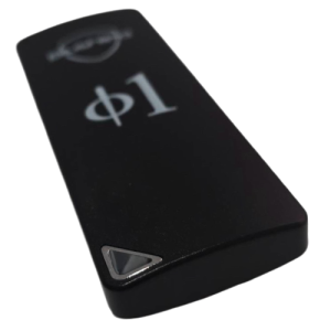 Phi Φ1 Portable lanyard hole detail
