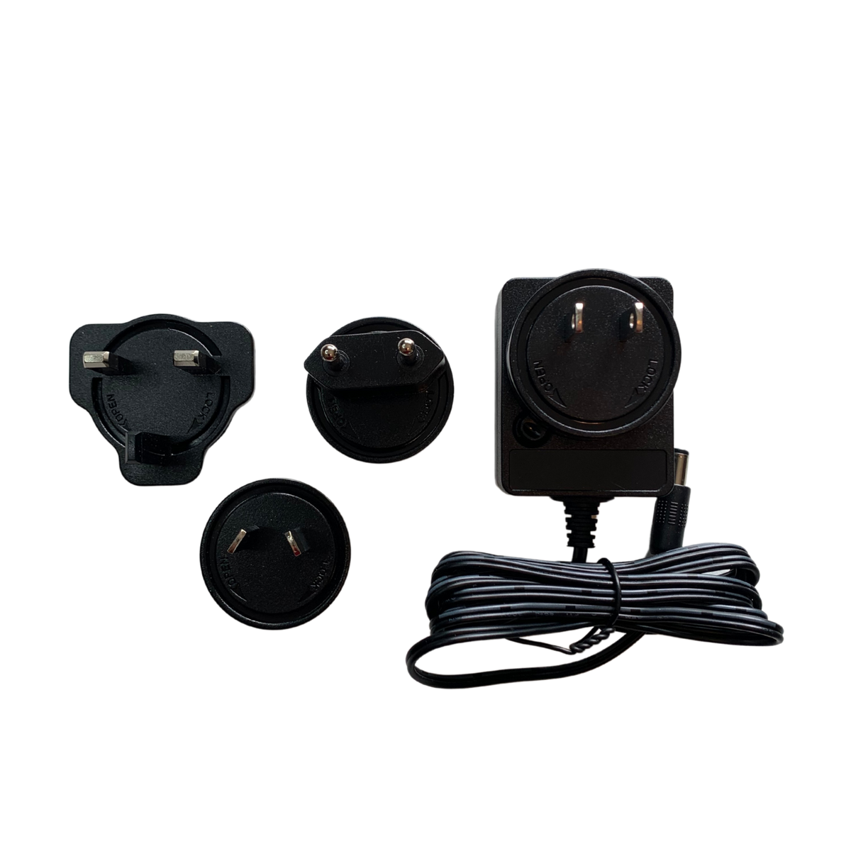 Plug Type: US, AUS, EU, UK adapters included.
