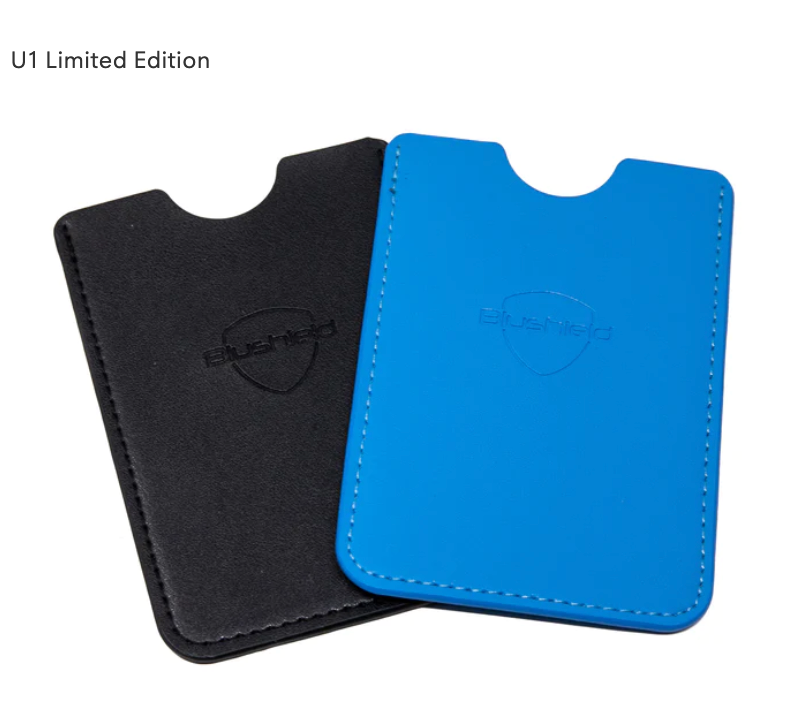 2 large blushield pouches