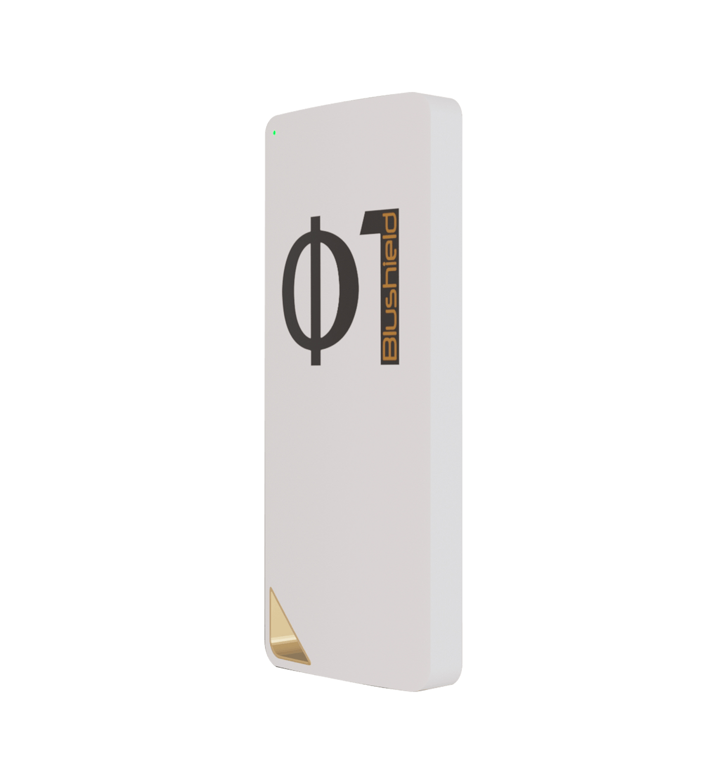 Phi Φ1 Portable EMF radiation protection angle view 